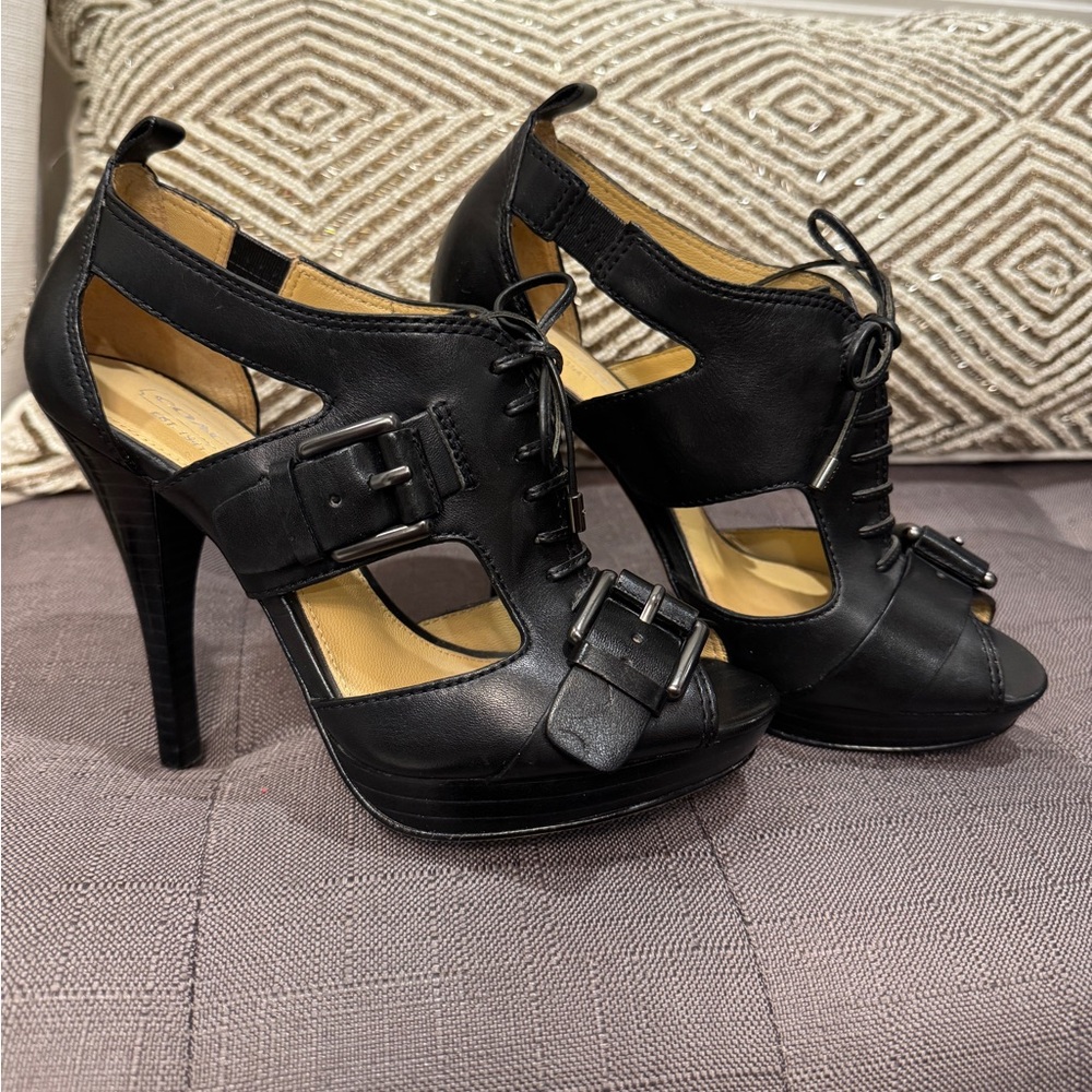 Coach Sofia Platform Sandal in Black